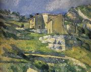 Masion en Provence-La vallee de Riaux pres de l'Estaque Paul Cezanne